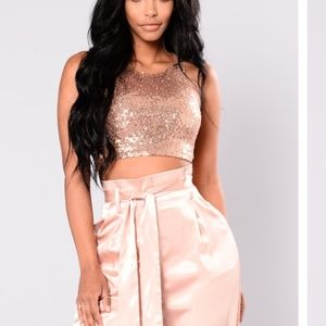 Fashion nova sequin tank